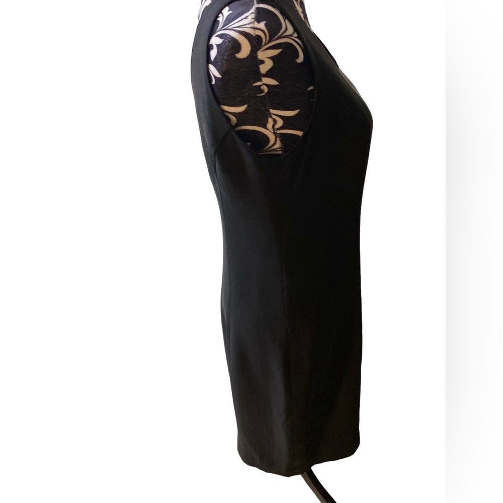 Tommy Bahama Silk Sheath Dress Sleeveless Tank women's size 8 black - Picture 6 of 10